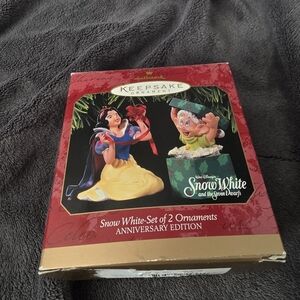 Hallmark Snow White Ornament Set 1997